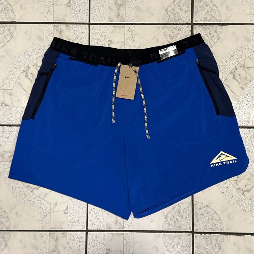 New Nike Trail Second Sunrise 7" Running Shorts Men’s Size XXL FB4194-405